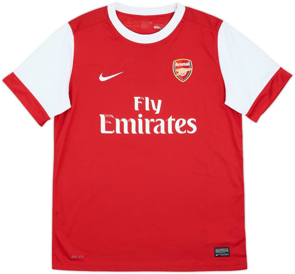 2010-11 Arsenal Home Shirt - 5/10 - (XL.Boys)