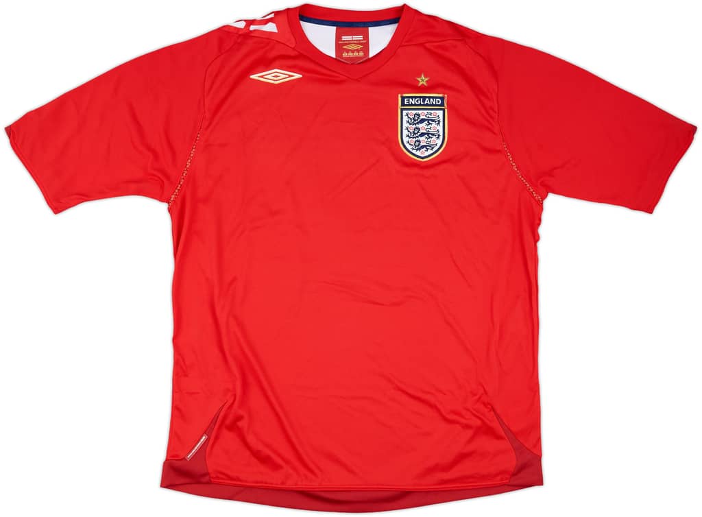 2006-08 England Away Shirt - 5/10 - (XL)