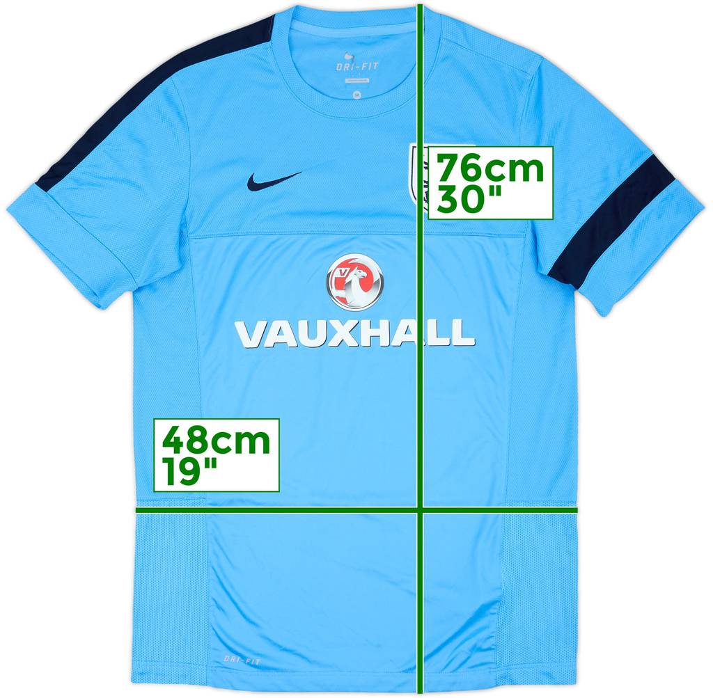 2013-14 England Umbro Training Shirt - 9/10 - (M)