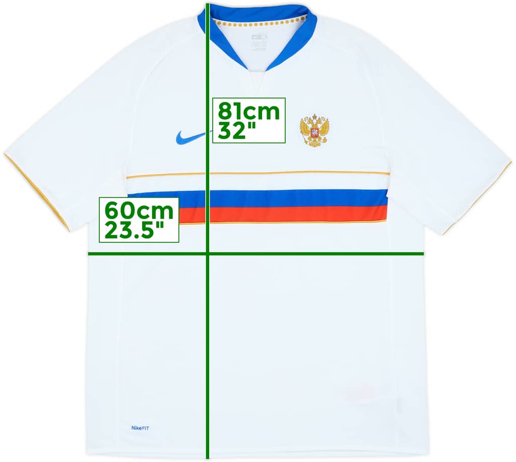 2008 Russia Home Shirt - 8/10 - (XL)