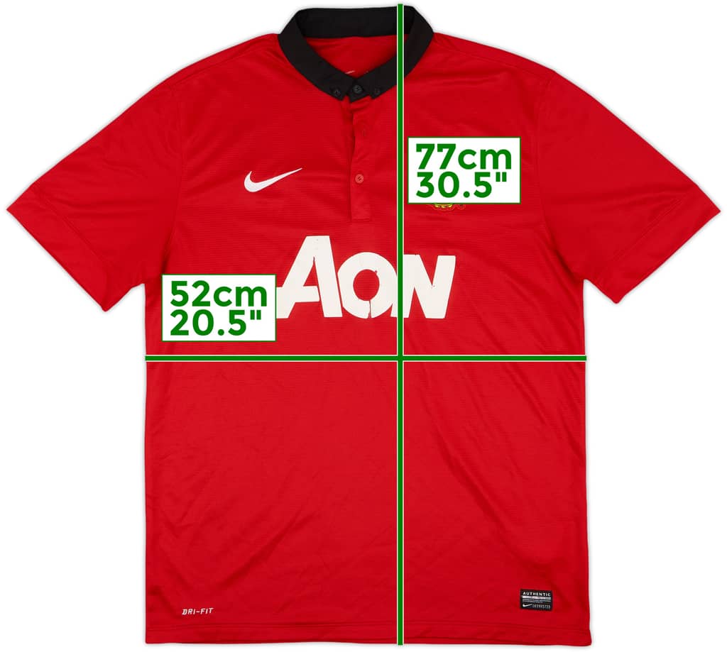 2013-14 Manchester United Home Shirt - 5/10 - (L)