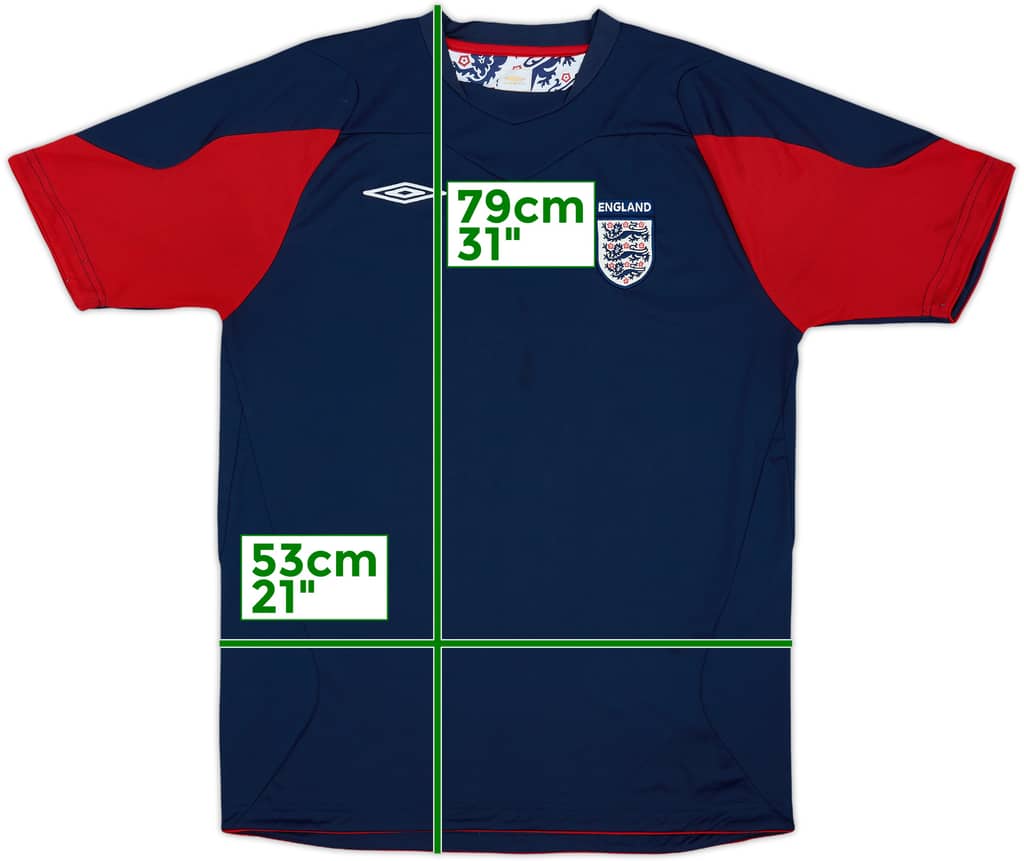 2004-06 England Umbro Training Shirt - 8/10 - (L)