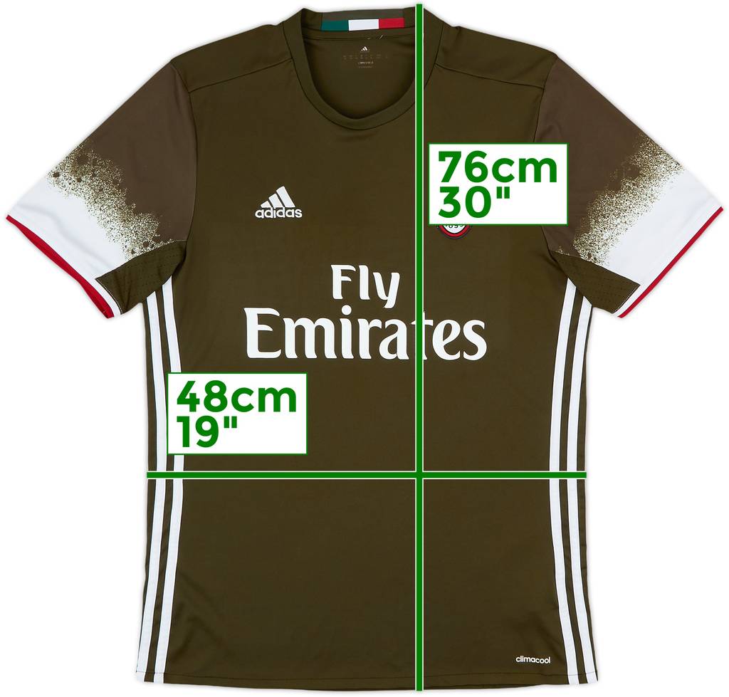 2016-17 AC Milan Third Shirt - 6/10 - (M)