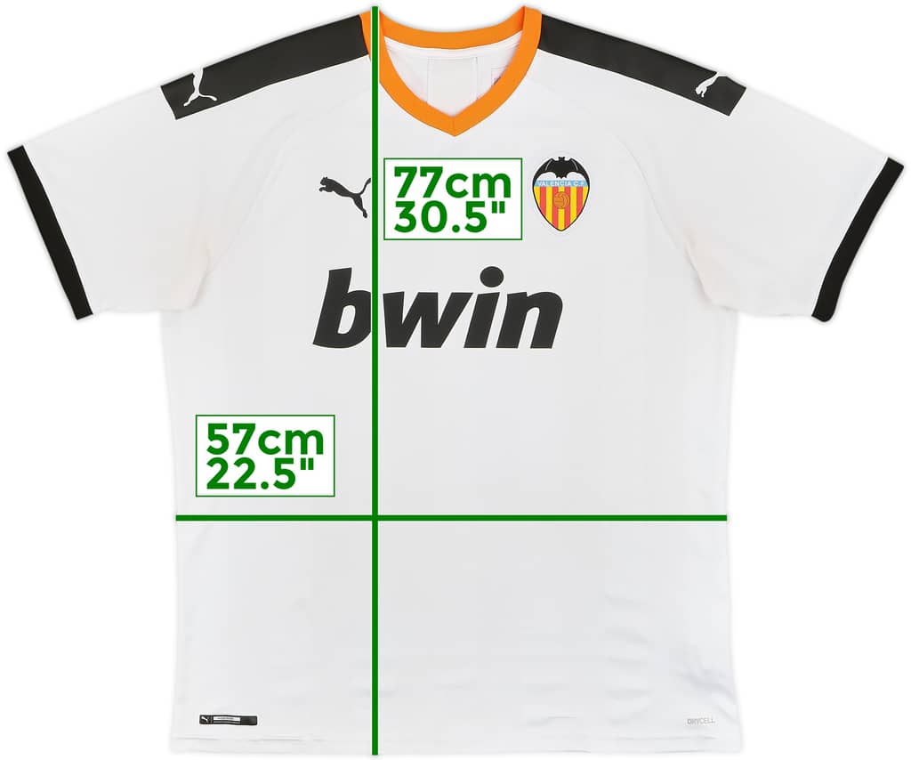 2019-20 Valencia Home Shirt - 6/10 - (XL)