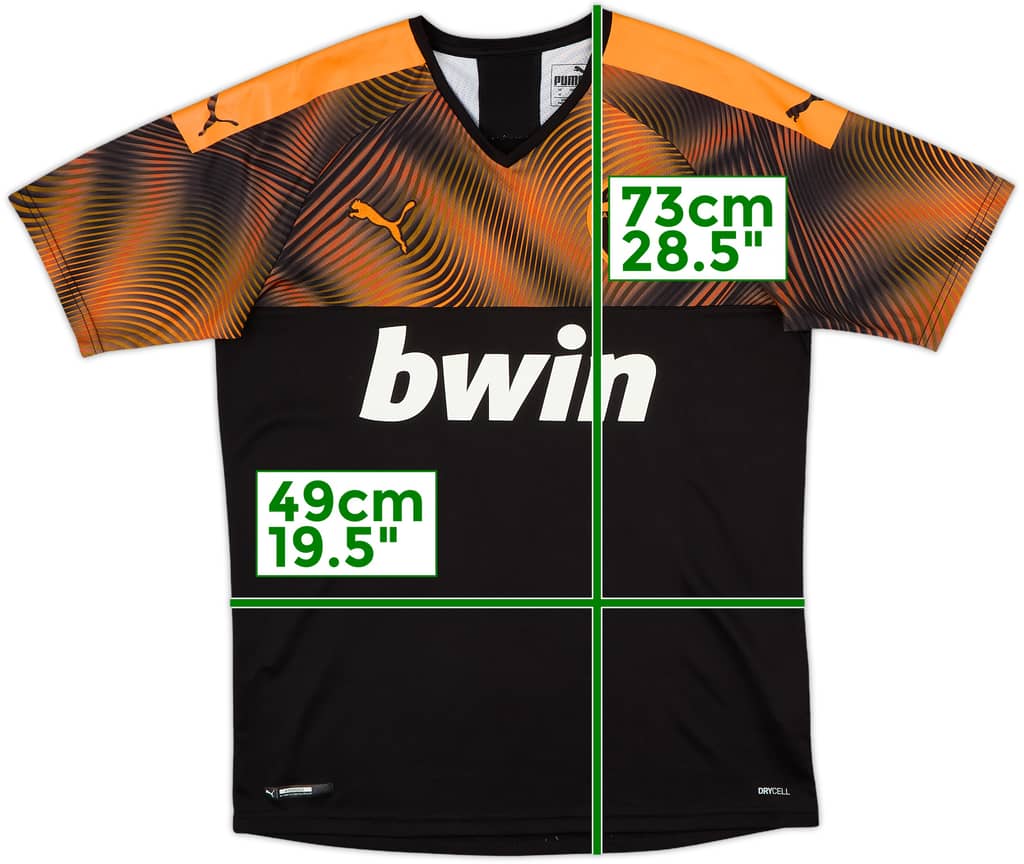 2019-20 Valencia Away Shirt - 9/10 - (M)