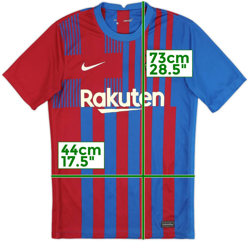 2021-22 Barcelona Home Shirt - 6/10 - (S)
