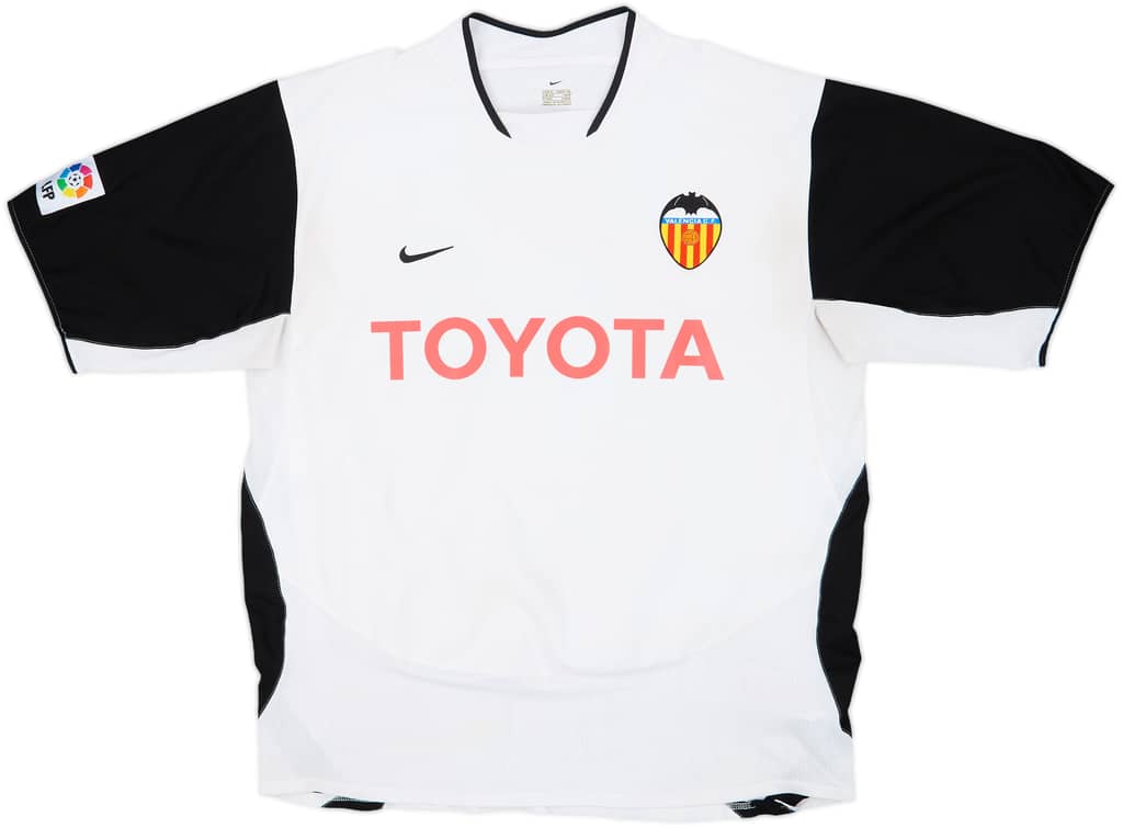 2003-04 Valencia Home Shirt - 9/10 - (XL)