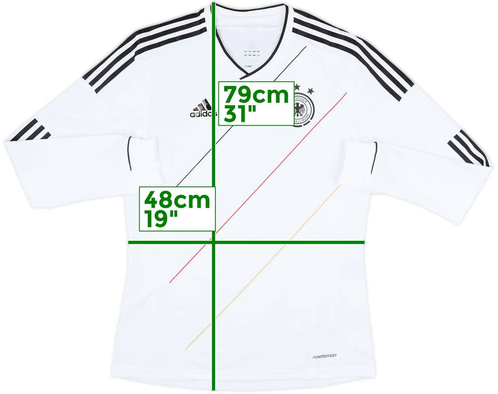 2012-13 Germany Player Issue Home L/S Shirt - 9/10 - (L)