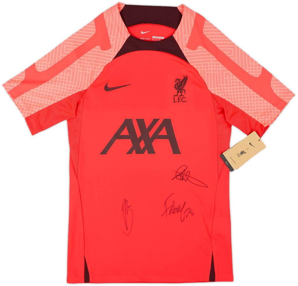 2022-23 Liverpool Nike Signed Training Shirt (XS)