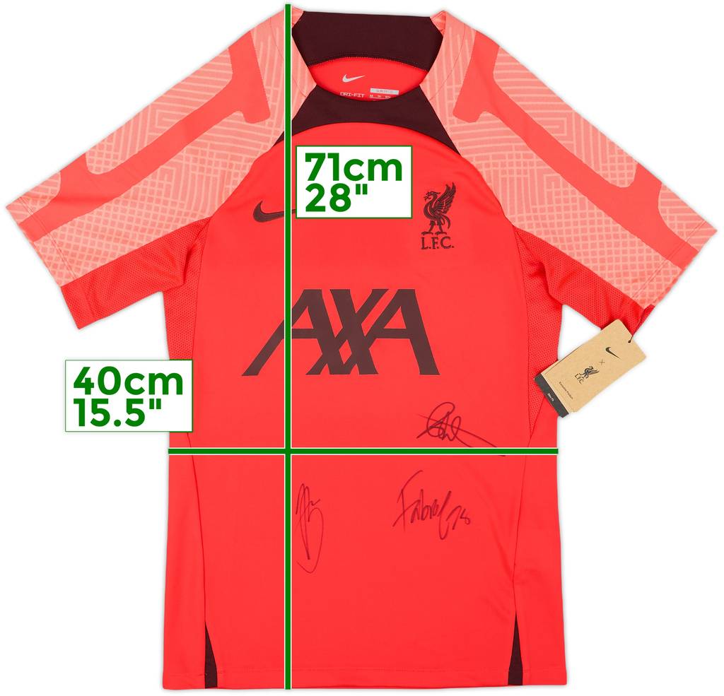2022-23 Liverpool Nike Signed Training Shirt (XS)