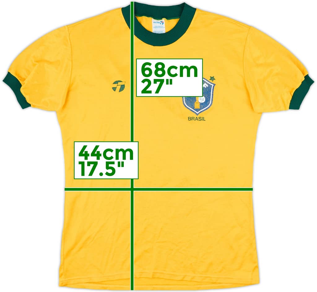 1982-85 Brazil Home Shirt - 10/10 - (M)
