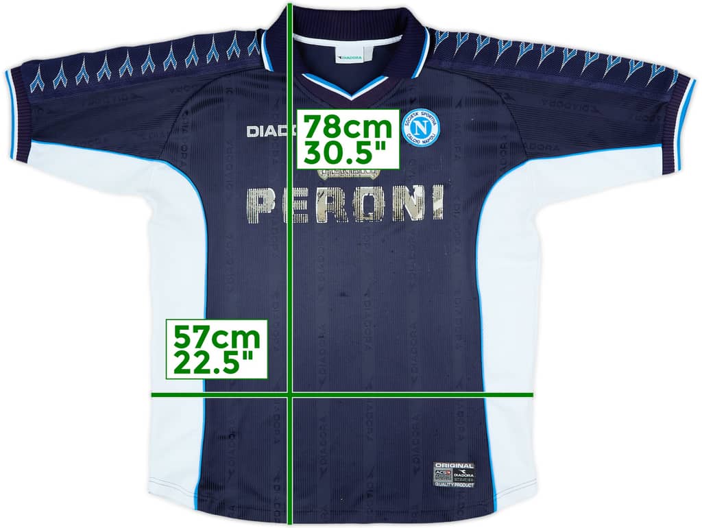 2000-01 Napoli Third Shirt - 4/10 - (L)