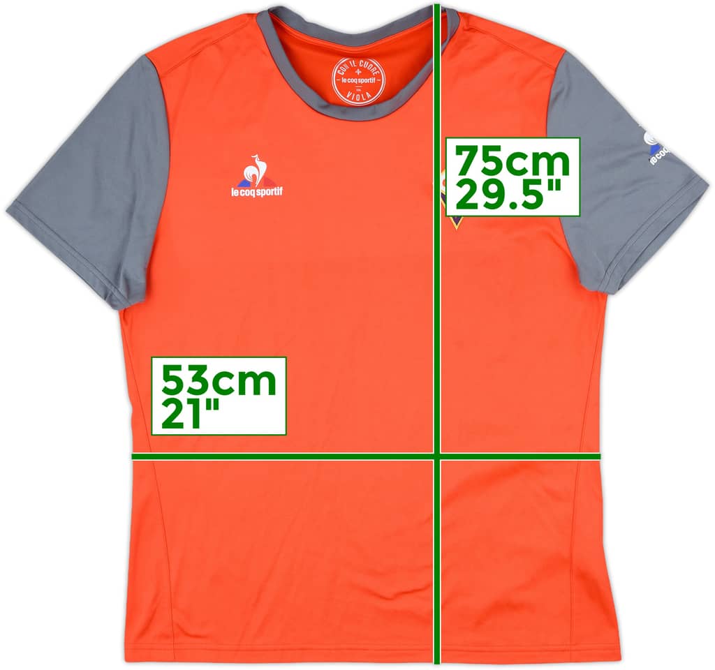 2016-17 Fiorentina Le Coq Sportif Training Shirt - 7/10 - (XXL)