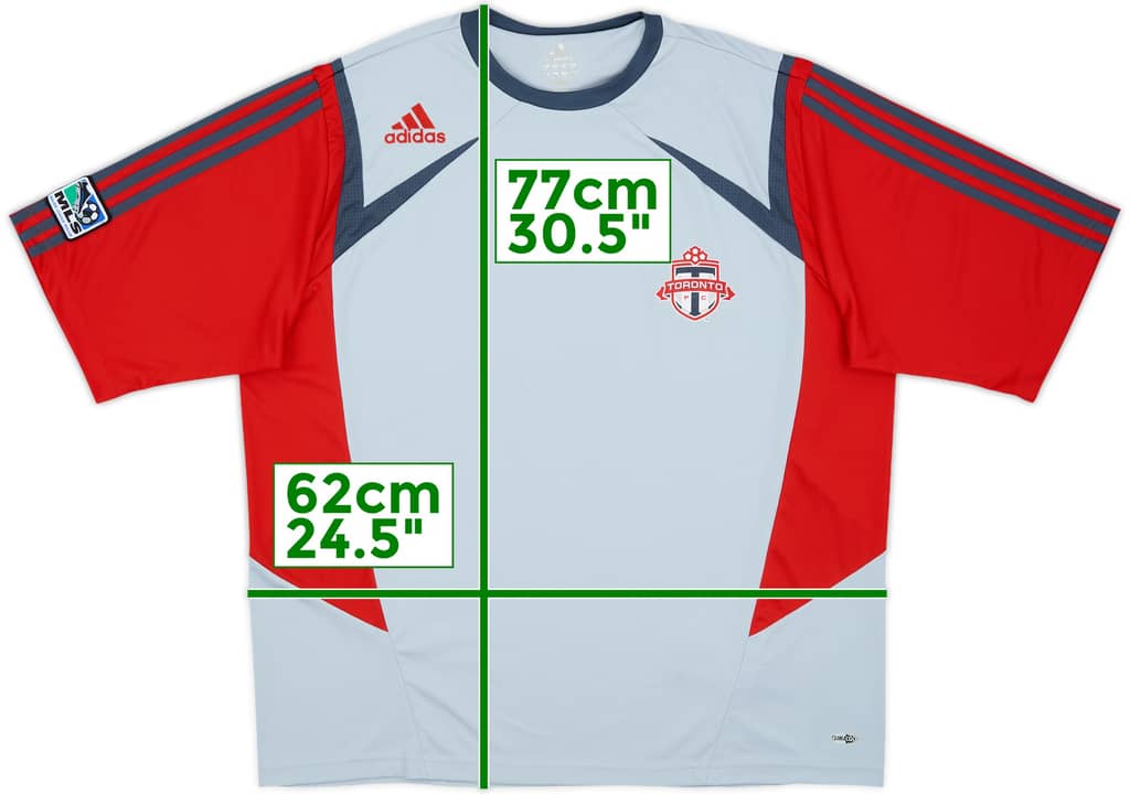 2007-08 Toronto FC adidas Training Shirt - 8/10 - (XL)