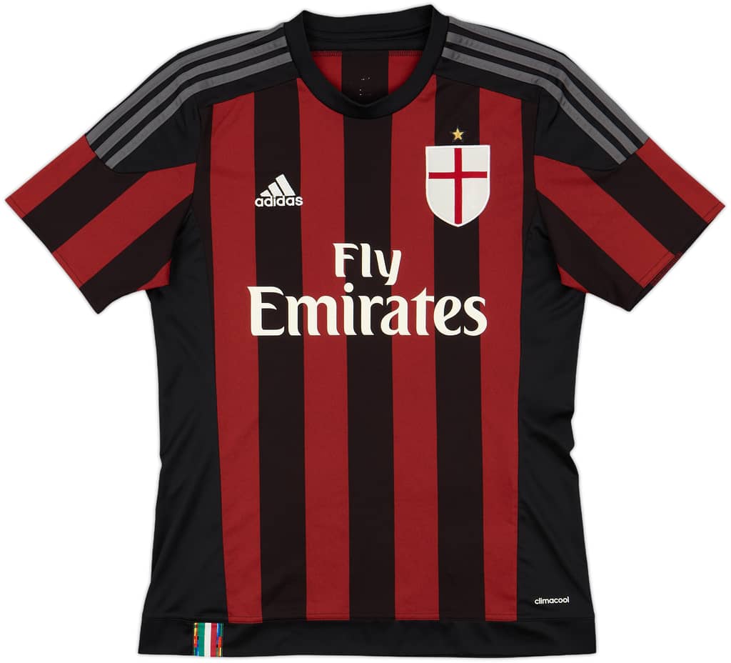 2015-16 AC Milan Home Shirt - 9/10 - (M)