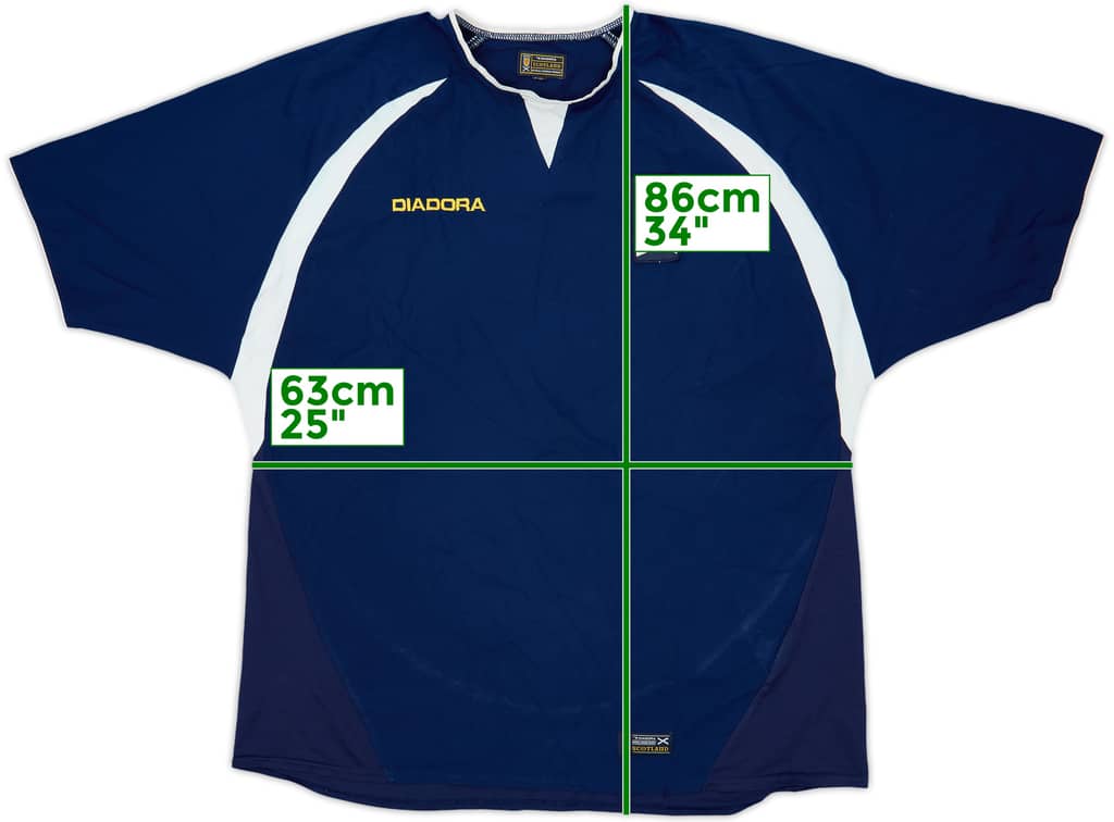 2003-05 Scotland Home Shirt - 6/10 - (3XL)