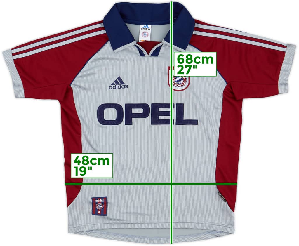 1998-99 Bayern Munich CL Shirt - 8/10 - (Y)