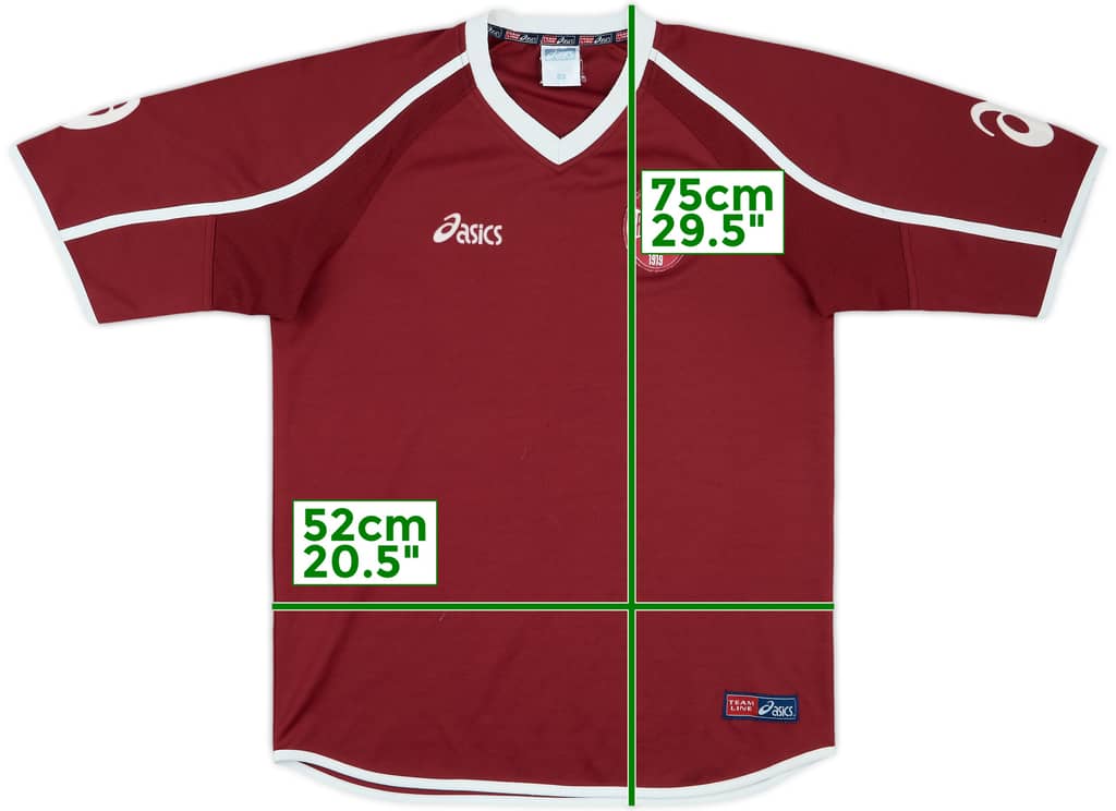 2005-06 Salernitana Asics Training Shirt - 7/10 - (L)