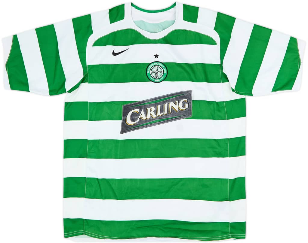 2005-07 Celtic Home Shirt - 4/10 - (XL)
