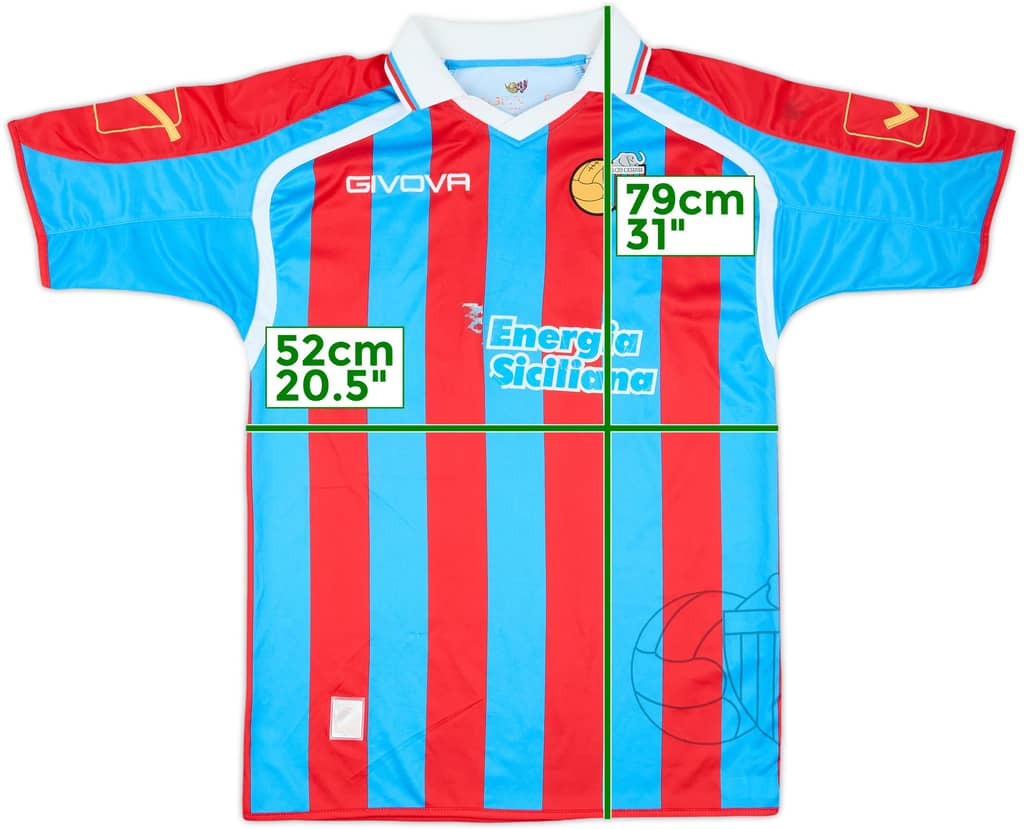 2010-12 Catania Home Shirt - 5/10 - (M)