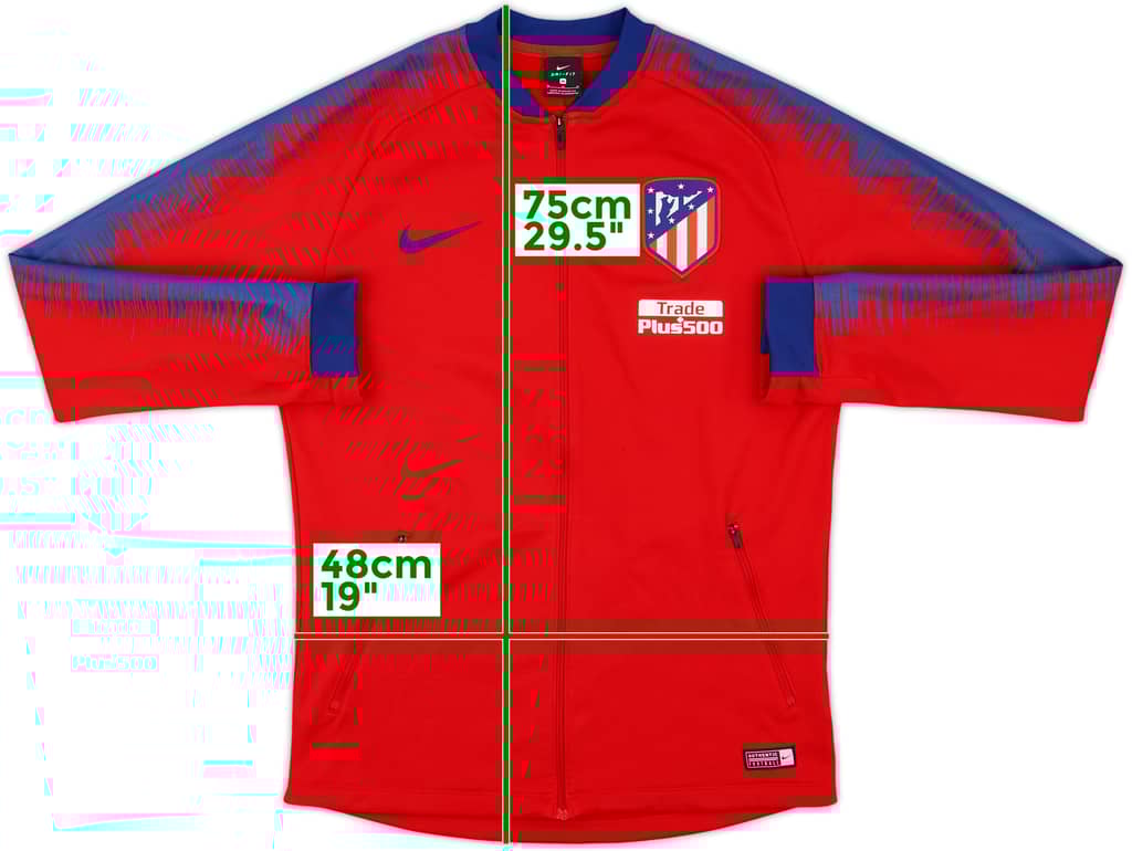 2018-19 Atletico Madrid Nike Track Jacket - 10/10 - (M)