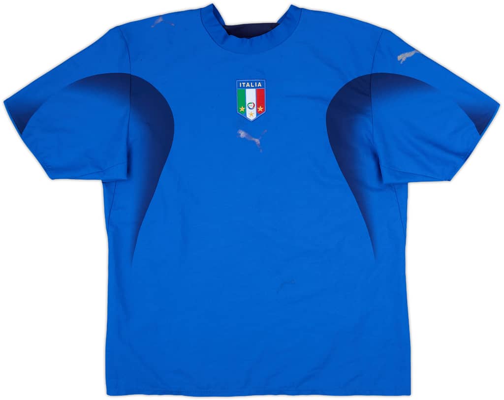2006 Italy Home Shirt - 4/10 - (L)