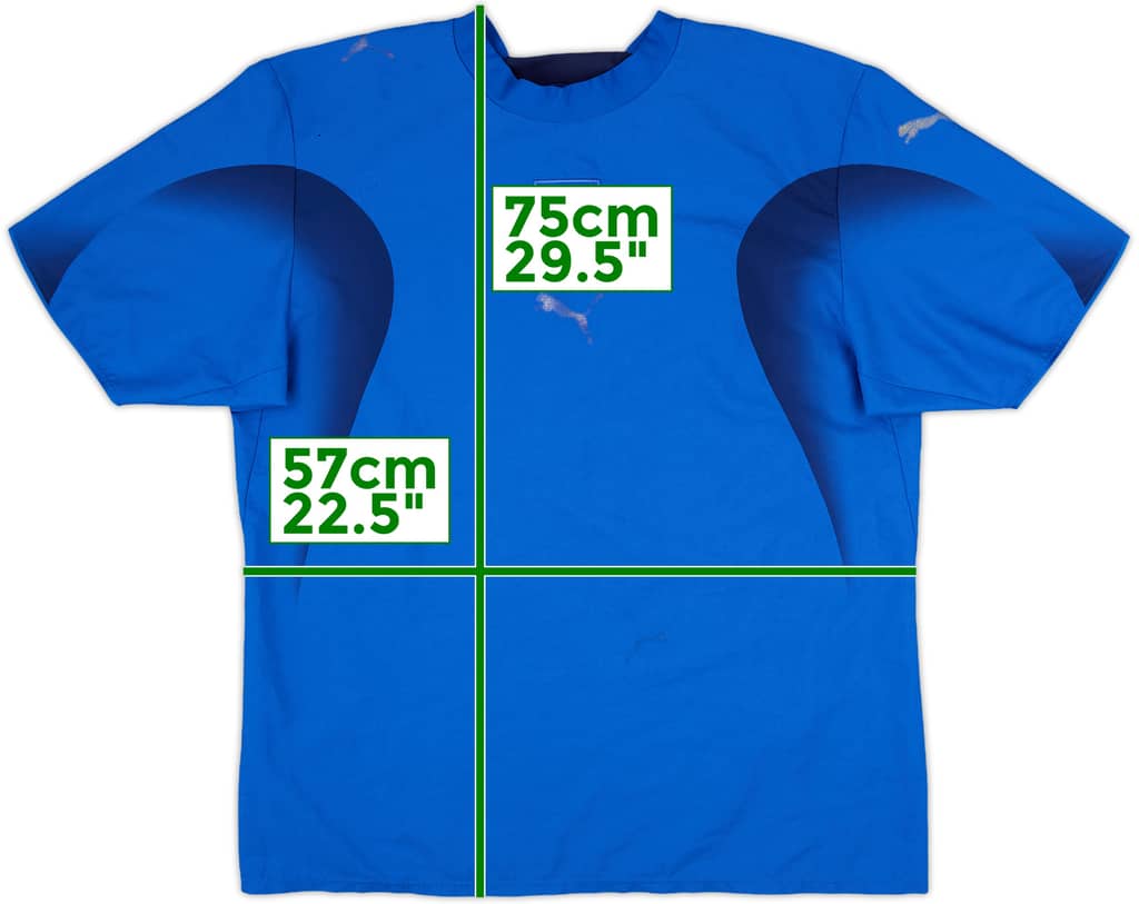 2006 Italy Home Shirt - 4/10 - (L)