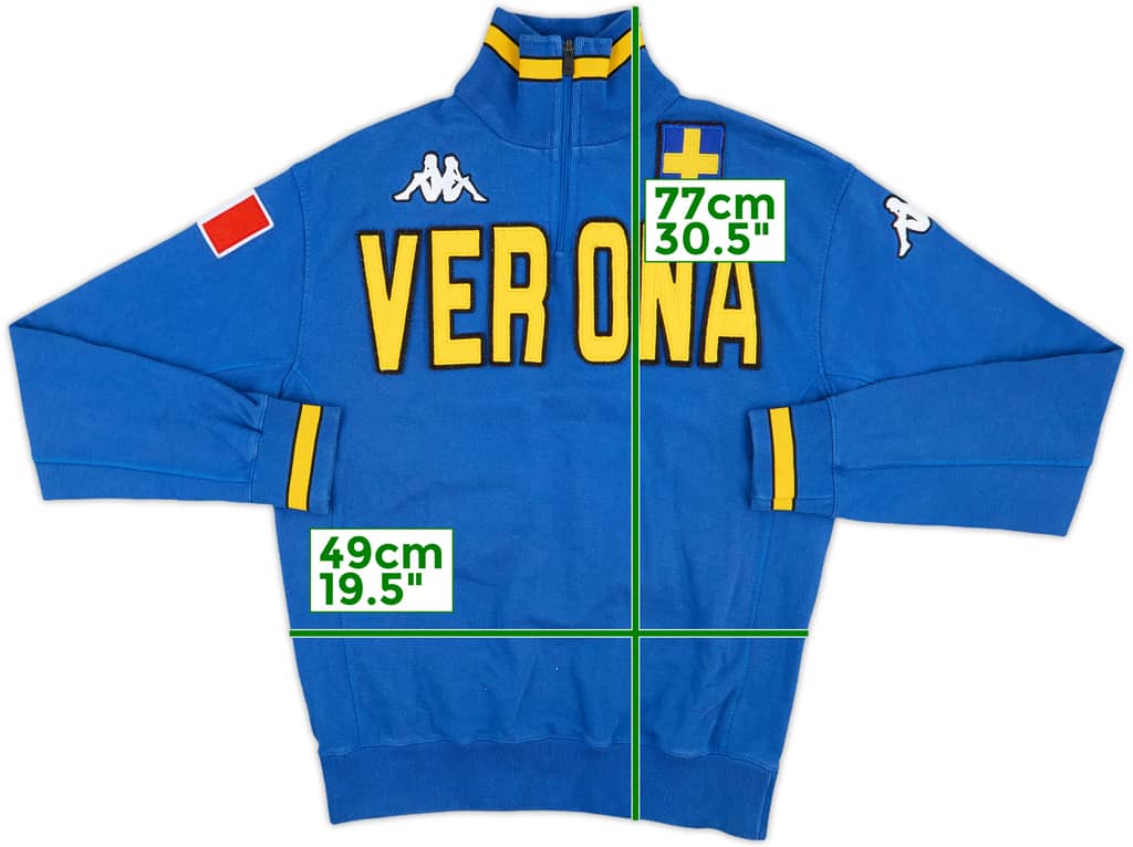 2005-06 Hellas Verona Kappa Track Jacket - 9/10 - (L)