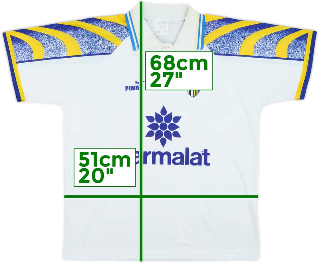 1995-97 Parma Basic Home Shirt - 7/10 - (S)