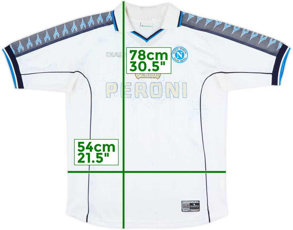 2000-01 Napoli Away Shirt - 4/10 - (L)