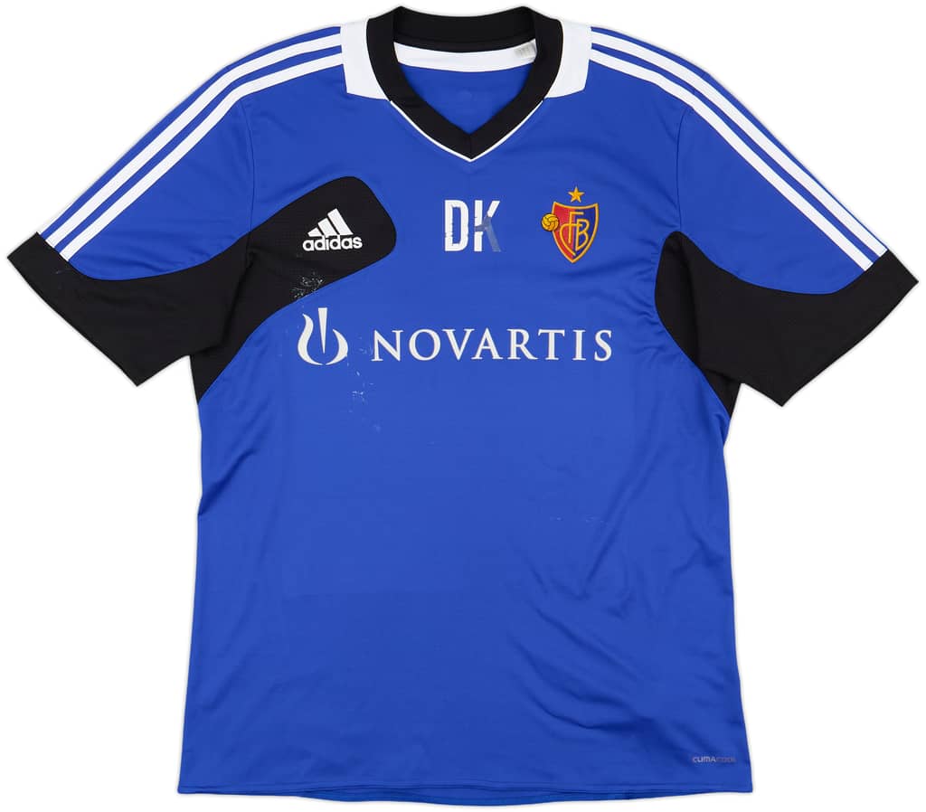 2011-12 FC Basel adidas Staff Issue Training Shirt DK - 5/10 - (XL)