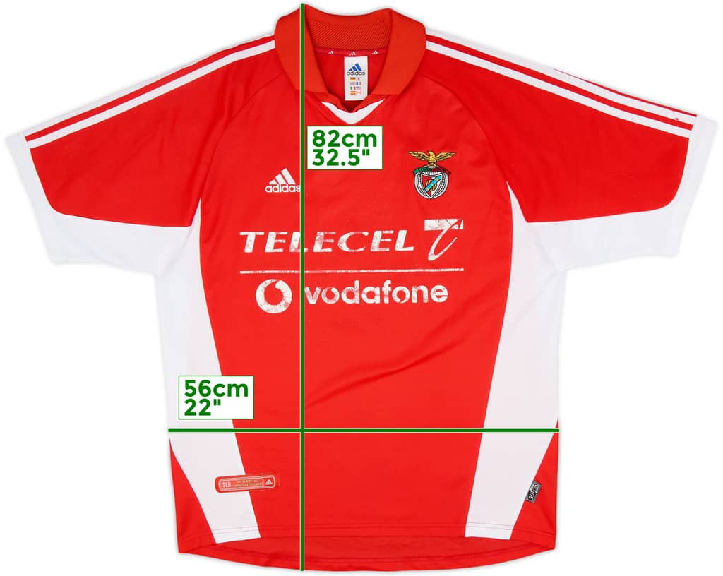 2001-02 Benfica Home Shirt - 5/10 - (L)