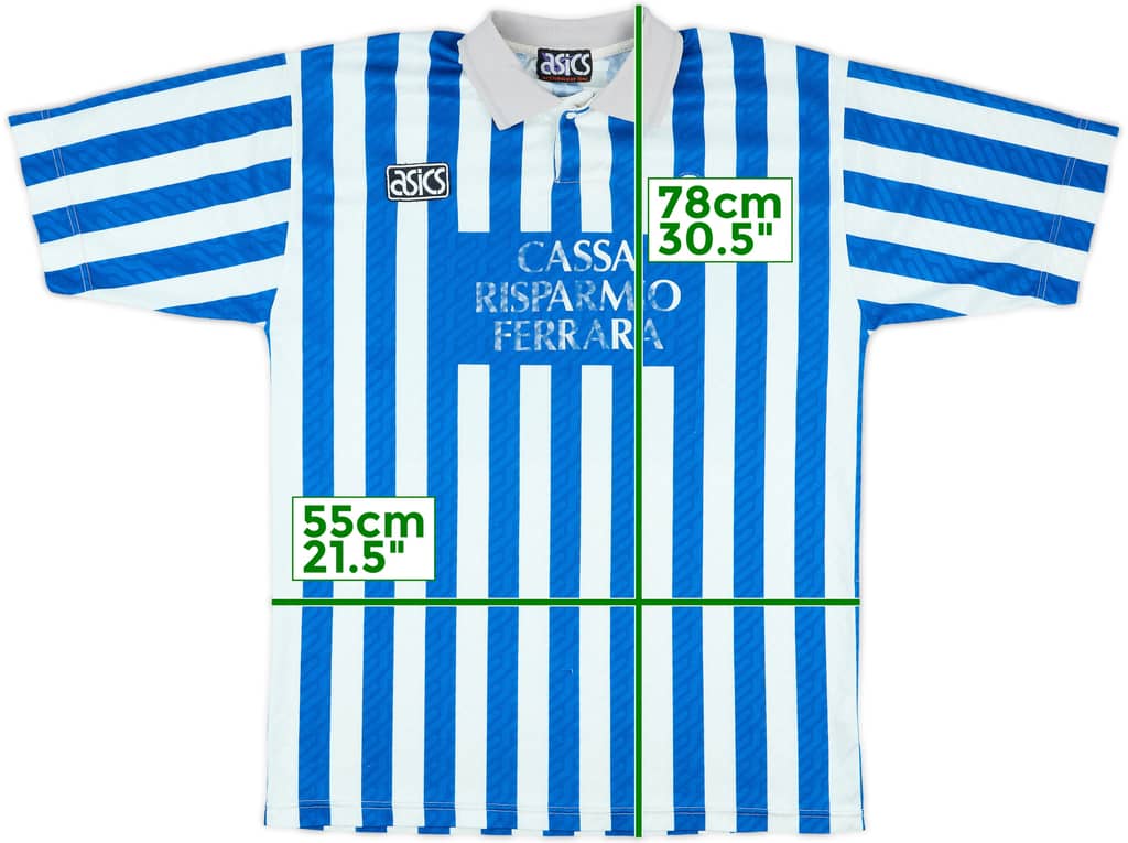 1992-93 SPAL Home Shirt - 6/10 - (L)