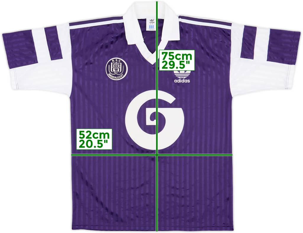 1990-91 Anderlecht Away Shirt - 9/10 - (M)