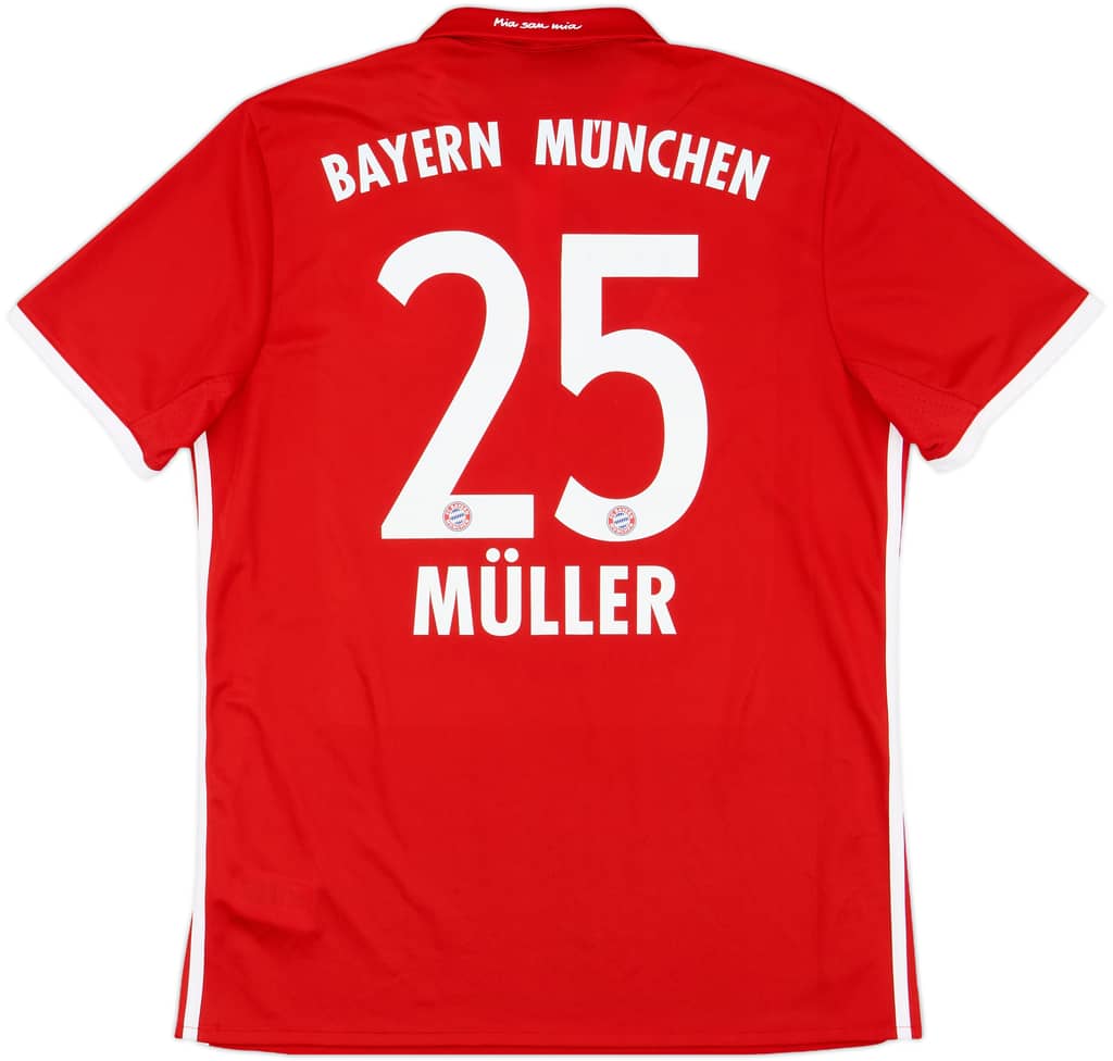 2016-17 Bayern Munich Home Shirt Muller #25