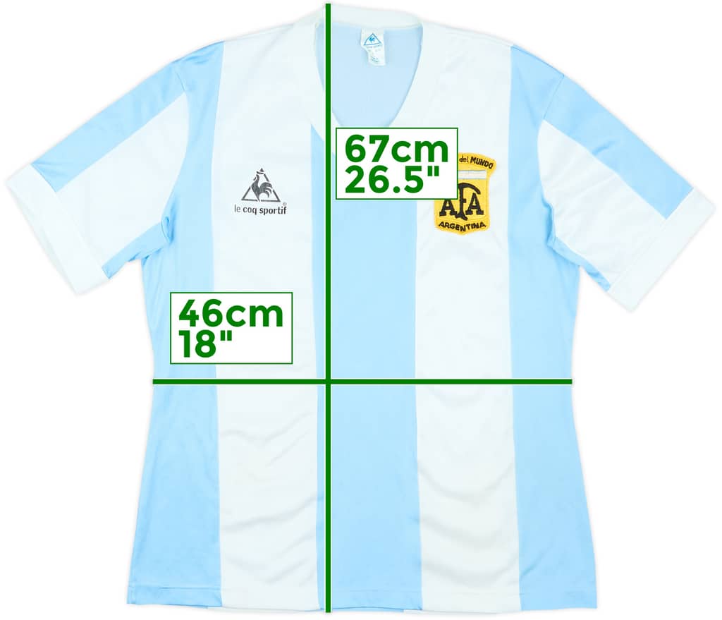 1980-82 Argentina 'Campeon del Mundo' Home Shirt - 9/10 - (XS)