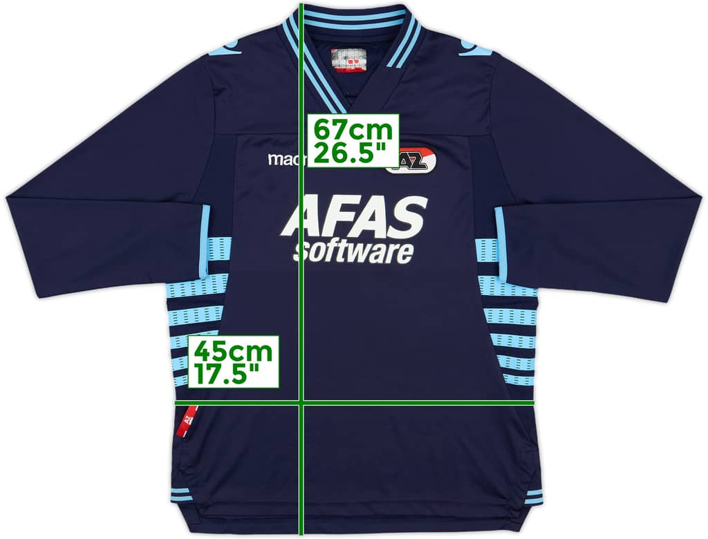 2013-14 AZ Alkmaar Away L/S Shirt - 9/10 - (S)