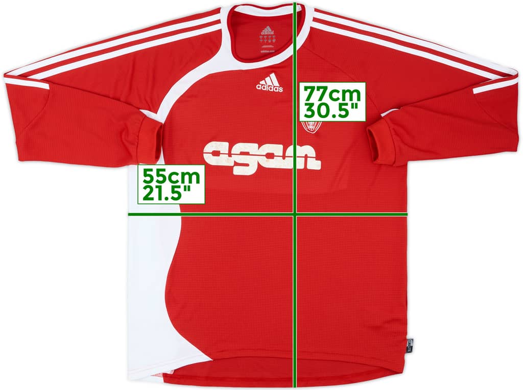 2006-07 Monza Home L/S Shirt - 6/10 - (L)