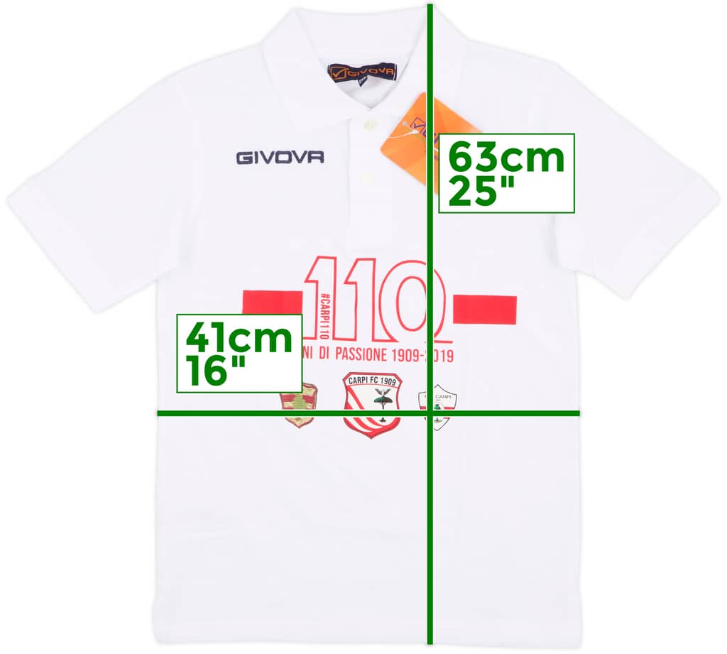 2019-20 Carpi Givova Anniversary Polo Shirt (XXS)