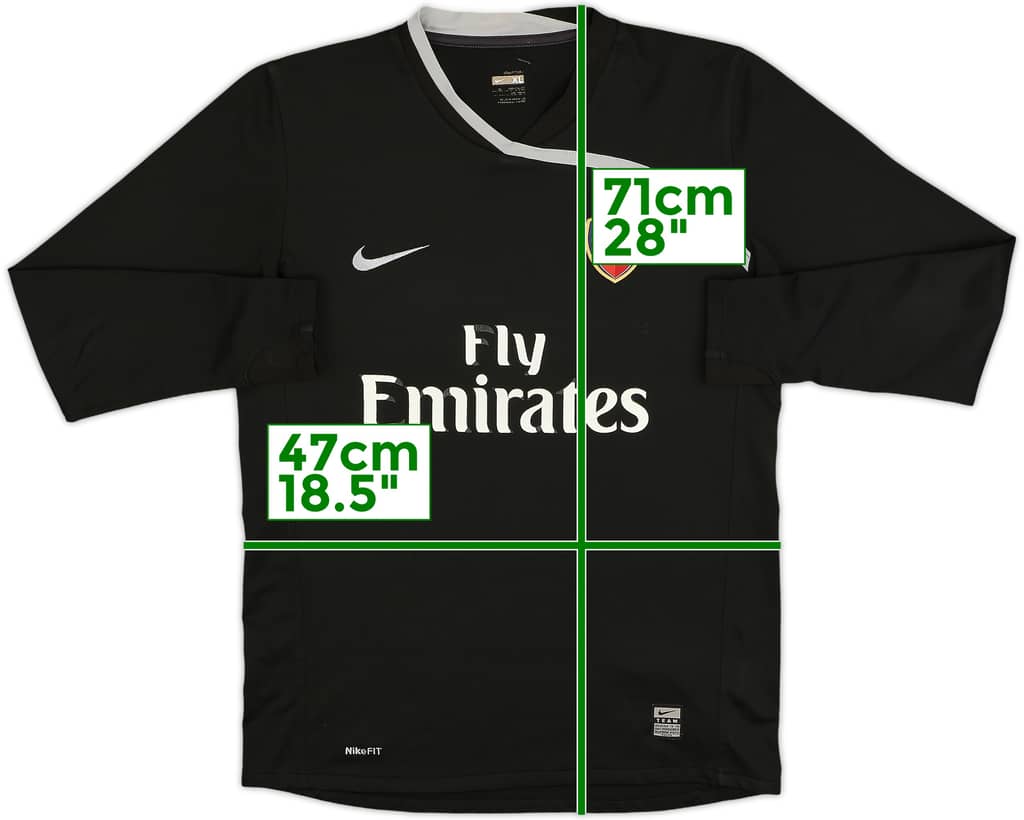 2008-09 Arsenal GK Shirt - 4/10 - (XL.Boys)