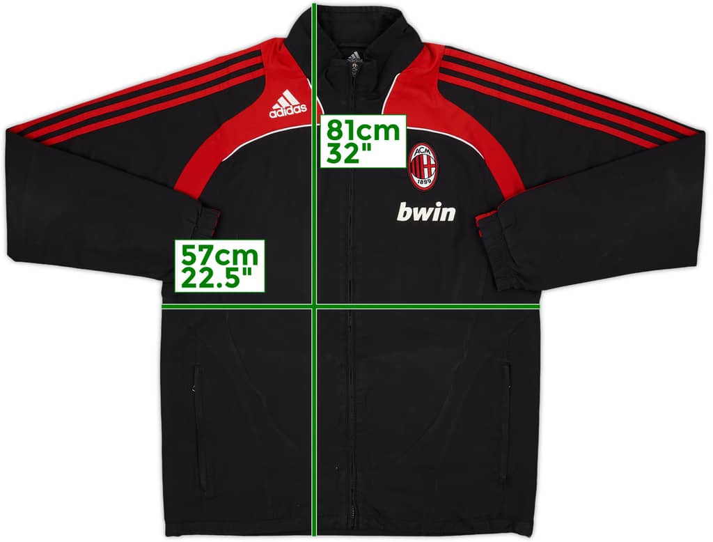 2008-09 AC Milan adidas Track Jacket - 8/10 - (M/L)