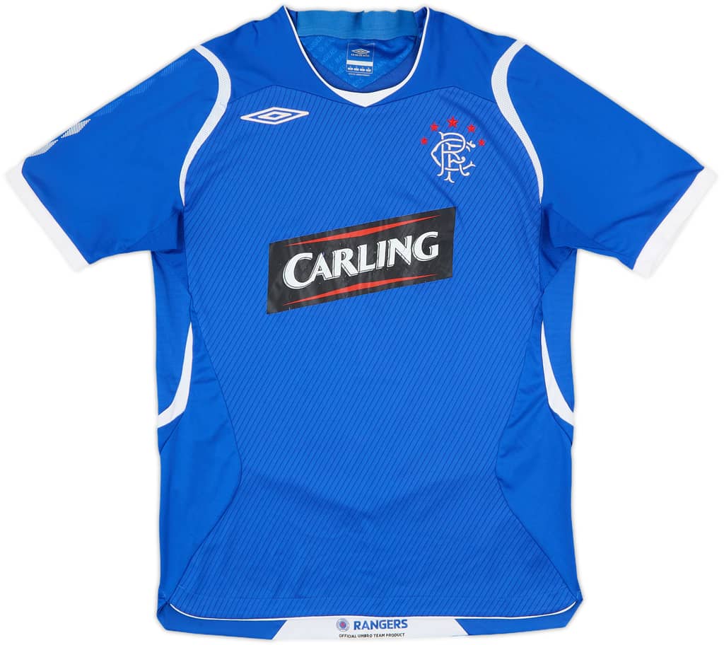 2008-09 Rangers Home Shirt - 7/10 - (S)