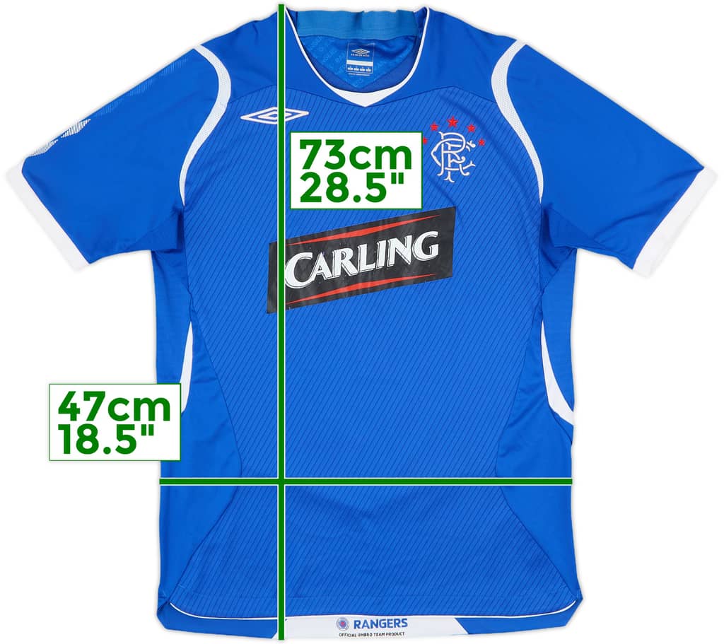 2008-09 Rangers Home Shirt - 7/10 - (S)