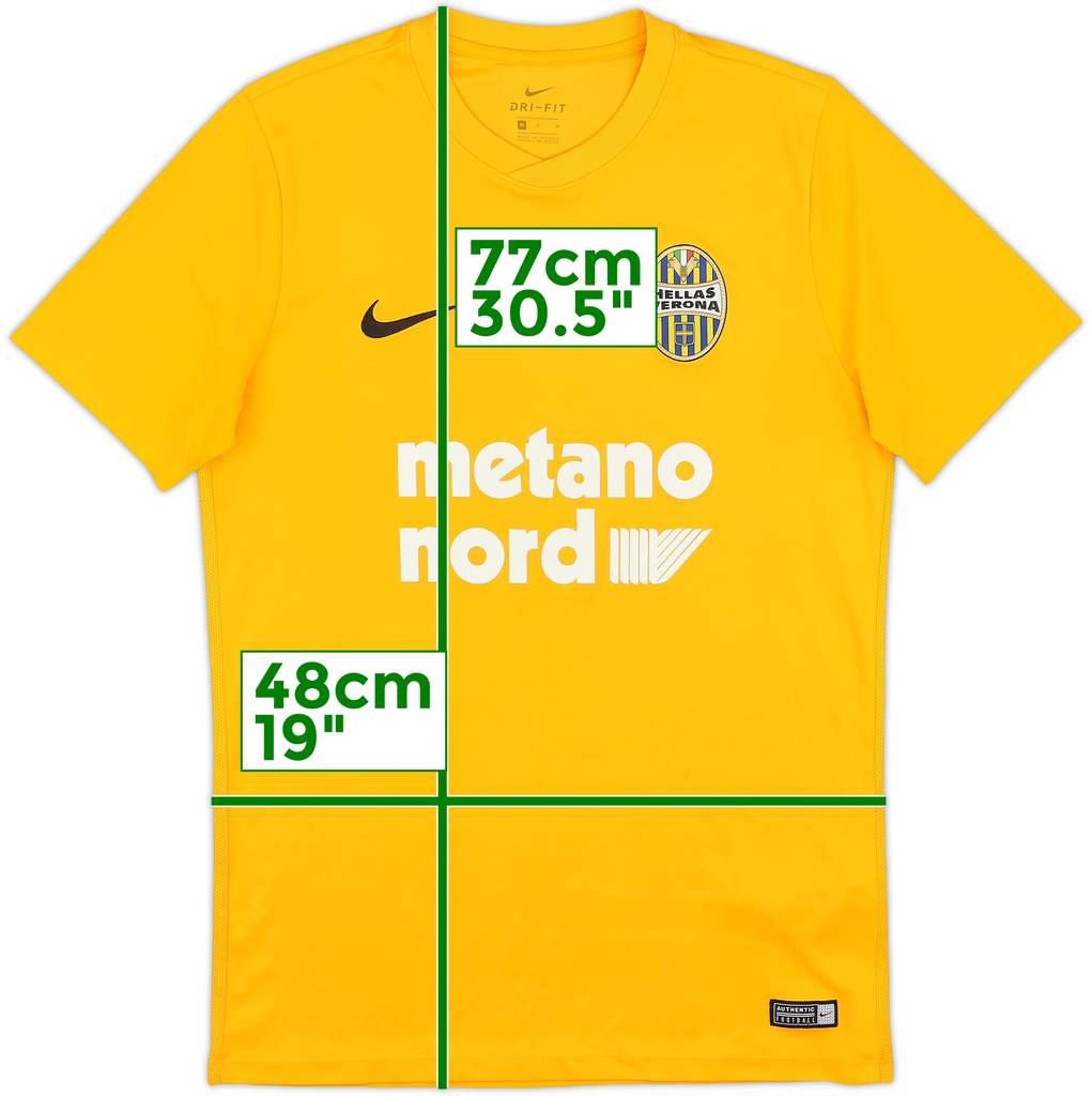 2017-18 Hellas Verona Nike Training Shirt - 8/10 - (M)