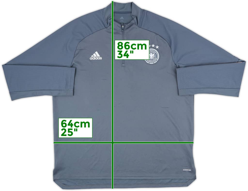 2020-21 Germany adidas 1/4 Zip Training Top - 7/10 - (XXL)