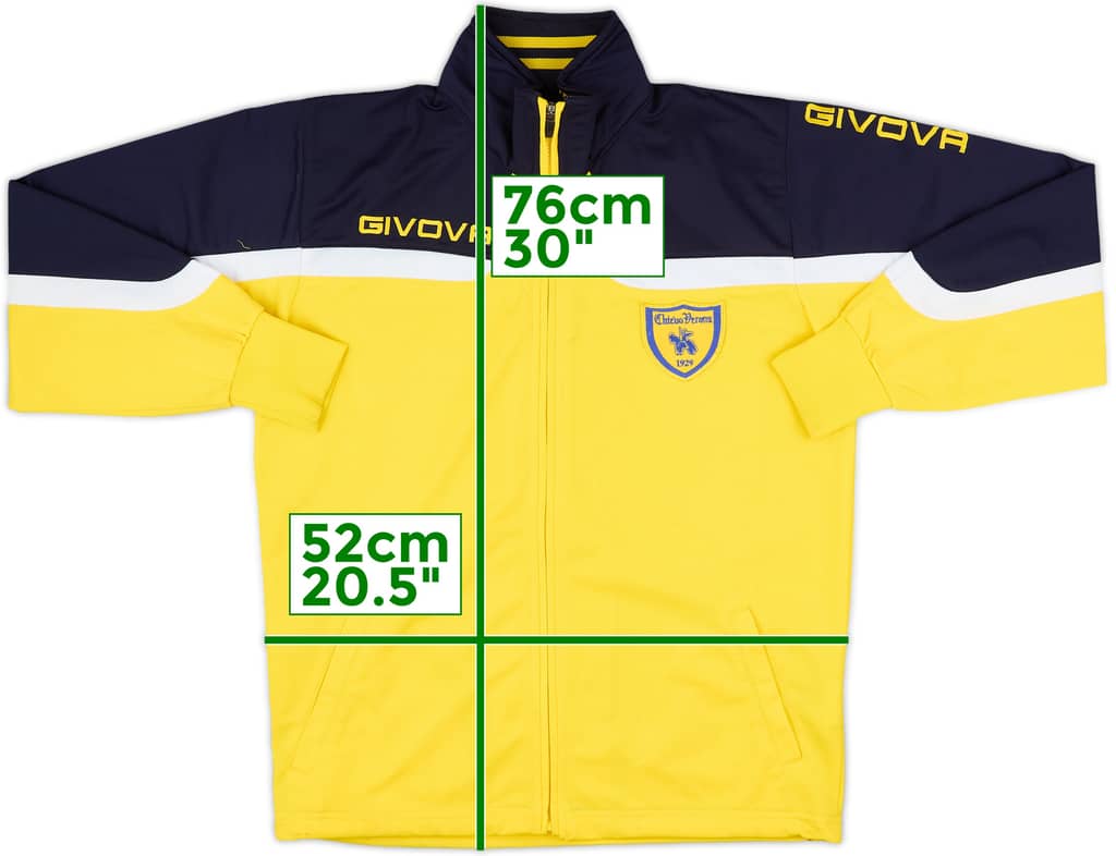 2012-13 Chievo Verona Givova Track Jacket - 8/10 - (S)