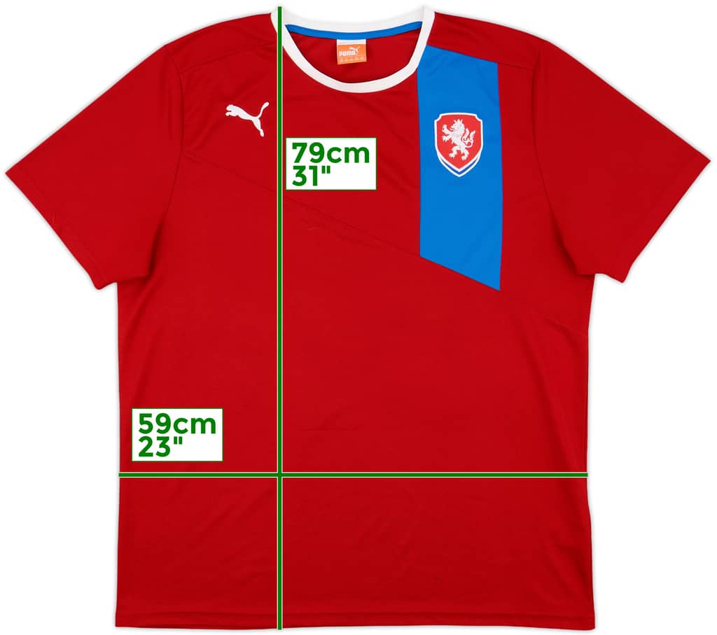2012-13 Czech Republic Basic Home Shirt - 5/10 - (XXL)