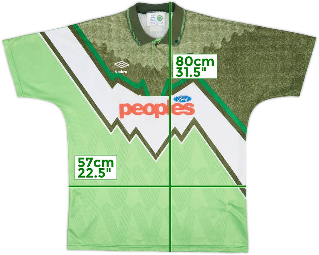 1991-92 Celtic Away Shirt - 6/10 - (XXL)