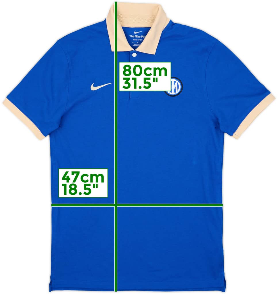 2024-25 Inter Milan Nike Polo Shirt - 9/10 - (M)