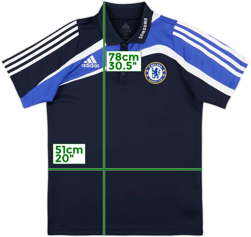 2008-09 Chelsea adidas Polo Shirt - 8/10 - (M)